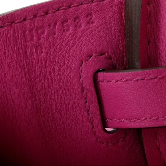 Birkin 25 in Magnolia Swift - Picture 7 of 8